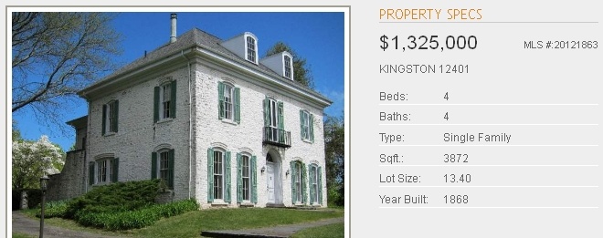 Kingston NY Stone Homes For Sale
